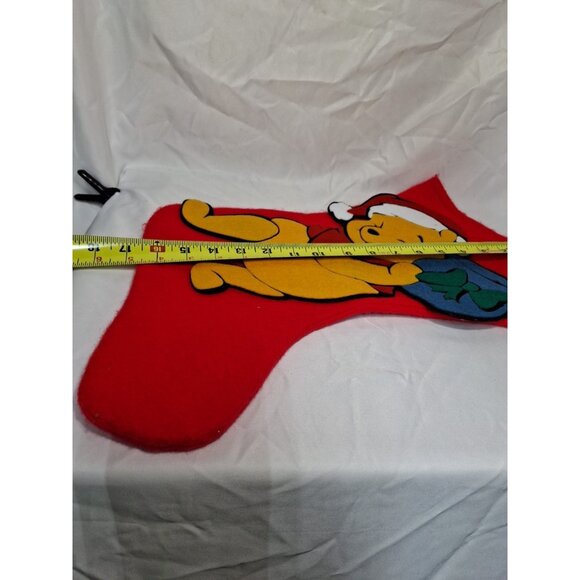 Vintage Winnie the Pooh Honey Pot Disney Felt Christmas Stocking - 17" - 1990s? - Picture 8 of 9
